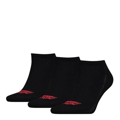 Levi's Low Cut Batwing Logo Jet Black 3-Pack-39/42