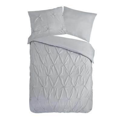 Dekbedovertrek Chesterfield Zilvergrijs Luxe 140x200 Cm Anti Allergie & Anti Huisstofmijt Pure - Dekbed-Discounter.nl
