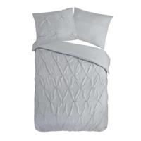 Dekbedovertrek Chesterfield Zilvergrijs Luxe 140x200 Cm Anti Allergie & Anti Huisstofmijt Pure - Dekbed-Discounter.nl