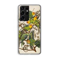 Carolinaparkiet: Samsung Galaxy S21 Ultra Transparant Hoesje