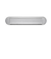 Briefplaat ORION ovaal rvs mat