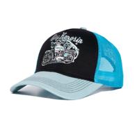 King Kerosin Ace Racer Trucker Cap Black Blue