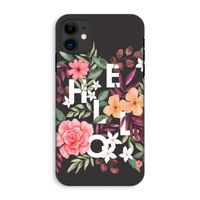 Hello in flowers: iPhone 11 Tough Case