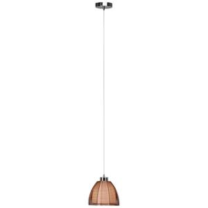 Brilliant Design hanglamp Relax Ø 19,5cm brons met chroom 61170/53