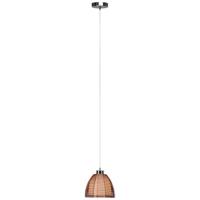 Brilliant Design hanglamp Relax Ø 19,5cm brons met chroom 61170/53