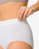 HEMA Dames tailleslip naadloos micro wit (wit)