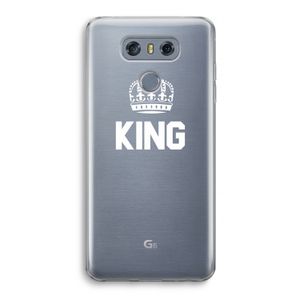 King zwart: LG G6 Transparant Hoesje