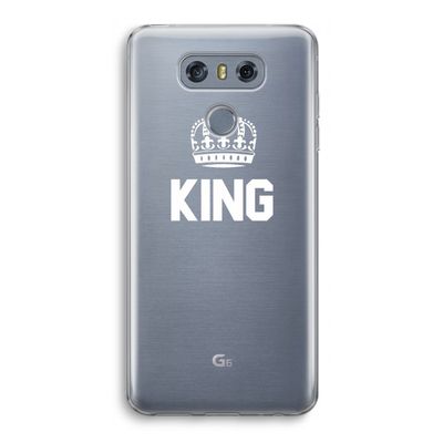 King zwart: LG G6 Transparant Hoesje