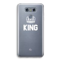 King zwart: LG G6 Transparant Hoesje