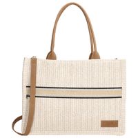 Zebra Trends Handtas/Schoudertas Straw Light Natural