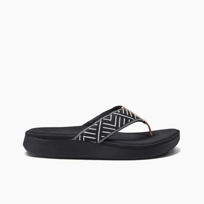 Reef Cusion Cloud TX black geo Zwart maat 41