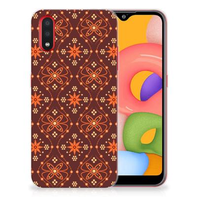 Samsung Galaxy A01 | TPU bumper | Batik Brown