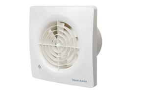 Vent-AxiaSupra 100 TM badkamerventilator met timer en bewegingssensor 16 x 16 x 10,2 cm, wit