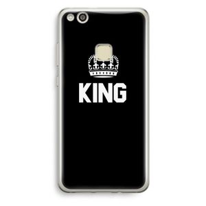 King zwart: Huawei Ascend P10 Lite Transparant Hoesje