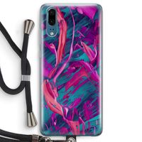 Pink Clouds: Huawei P20 Transparant Hoesje met koord