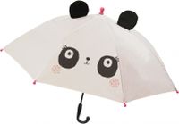 Lemon Ribbon kinderparaplu panda 81 cm polyester wit/zwart - thumbnail