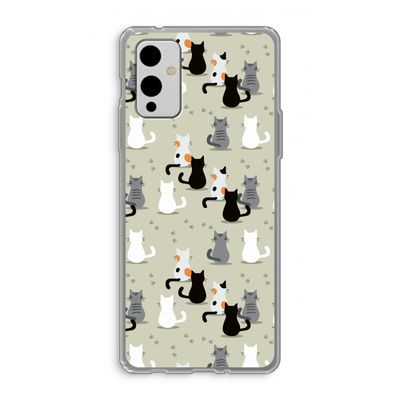 Katten: OnePlus 9 Transparant Hoesje