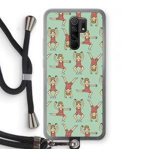 Gymboys: Xiaomi Redmi 9 Transparant Hoesje met koord