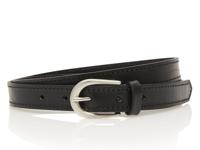 Timbelt Leren Pantalon Riem 2.5 cm Zwart