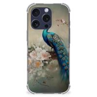 Case Anti-shock voor iPhone 16 Pro Vintage Pauwen