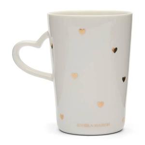 Riviera Maison - RM Love Mug gold L - Wit | Goud