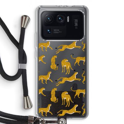 Luipaard: Xiaomi Mi 11 Ultra Transparant Hoesje met koord