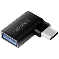 LogiLink USB 3.2 Gen 1 (USB 3.0), USB-C Adapter [1x USB 3.2 Gen 1 bus A (USB 3.0) - 1x USB 3.2 Gen 1 stekker C (USB 3.0)] AU0055 90° haaks naar rechts - thumbnail