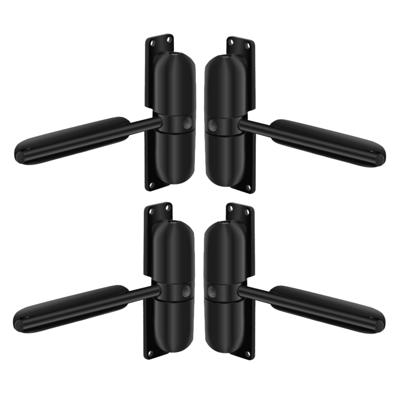 Malatec Deurdranger - 4x - zwart - zink - instelbaar - deuren veilig sluiten Malatec Deurdranger - 4x - zwart - zink - instelbaar - deuren veilig sluiten