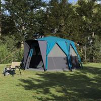 Huisje Tent met dak met opslag Blauw 425 x 396 x 222 cm