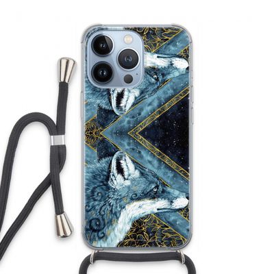 Golden Fox: iPhone 13 Pro Transparant Hoesje met koord