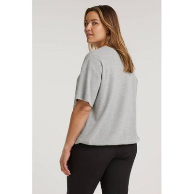 Zizzi top ECARRO grijs/zwart Zizzi top ECARRO grijs/zwart