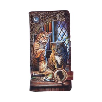 Nemesis Now - Purrlock Holmes Embossed Purse (LP) 18.5cm