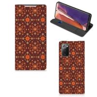Samsung Galaxy Note20 | Hoesje met Magneet | Batik Brown