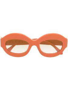 Marni Eyewear lunettes de soleil G1E à monture ovale - Orange