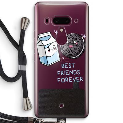 Best Friend Forever: HTC U12+ Transparant Hoesje met koord