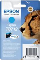 Epson inktcartridge T0712, 345 pagina&apos;s, OEM C13T07124012, cyaan