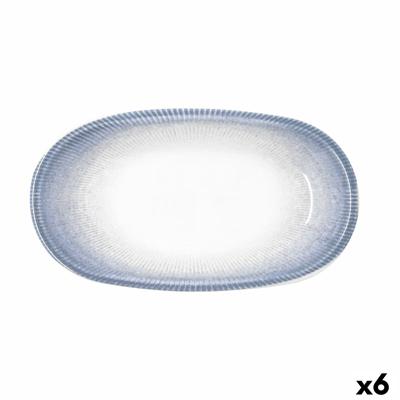 Snackdienblad Bidasoa Lea Hydrozero Wit 26 x 14,5 cm (6 Stuks)