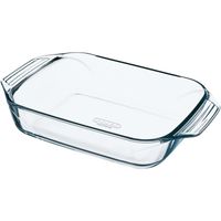 Rechthoekige glazen ovenschaal 1,4 liter 26 x 17 x 5,5 cm   - - thumbnail