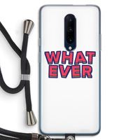 Whatever: OnePlus 7 Pro Transparant Hoesje met koord