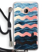 Oceaan: HTC U Play Transparant Hoesje met koord