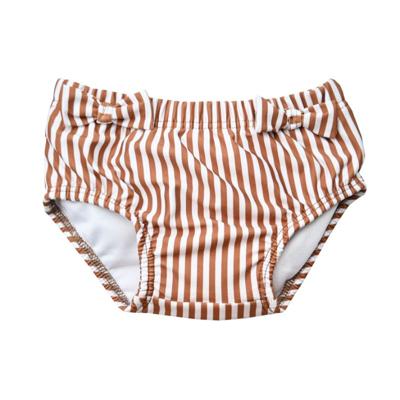 Slipstop wasbare zwemluier meisjes Cognac Stripe-18-24 mnd