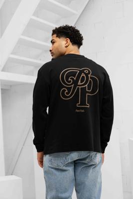 Pure Path Initials Longsleeve T-Shirt Heren Zwart - Maat L - Kleur: Zwart | Soccerfanshop