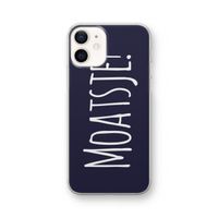 Moatsje!: iPhone 12 Transparant Hoesje