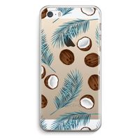 Kokosnoot roze: iPhone 5 / 5S / SE Transparant Hoesje