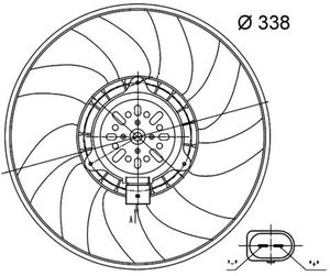 Koelventilator CFF33000S