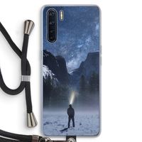 Wanderlust: Oppo A91 Transparant Hoesje met koord