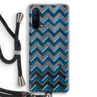 Onderbroken lijn: OnePlus Nord CE 5G Transparant Hoesje met koord