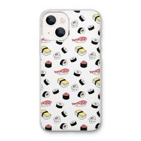 Sushi time: iPhone 13 mini Transparant Hoesje Sushi time: iPhone 13 mini Transparant Hoesje