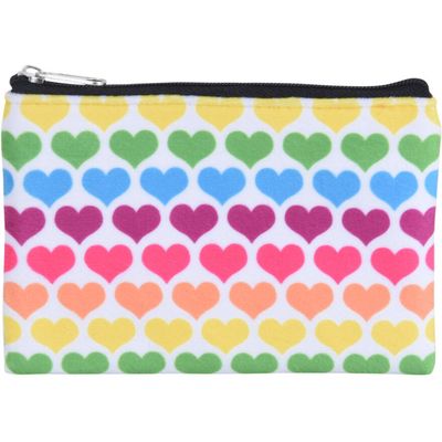 Free And Easy Portemonnee Hartjes Meisjes 13 X 9,5 Cm Polyester