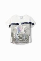 T-shirt met omkeerbare pailletten "Frozen 2" - WHITE - 11/12 - thumbnail